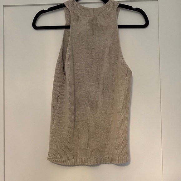 Massimo Dutti Taupe Knit Vest - Picture 4 of 5